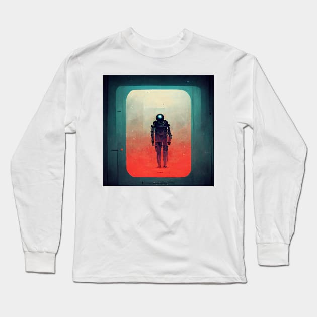 Explorer Long Sleeve T-Shirt by www.TheAiCollective.art